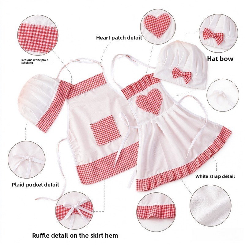 Kitchen Kids Baking Set - Детский набор: фартук и шапочка повара