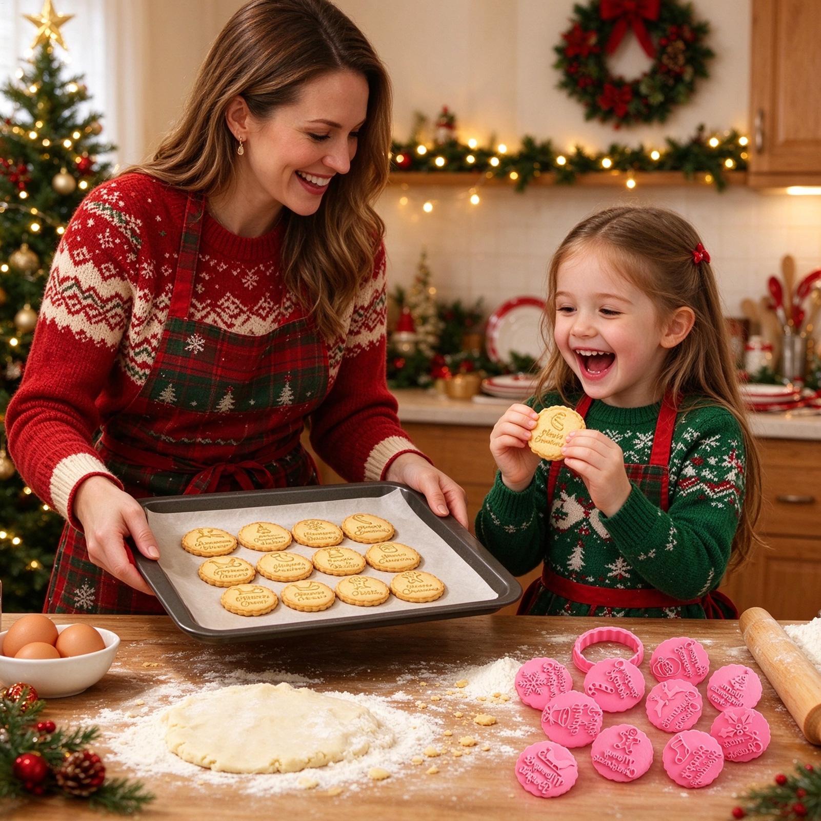 Baking Kitchen Set - Набор формочек для печенья на Рождество,