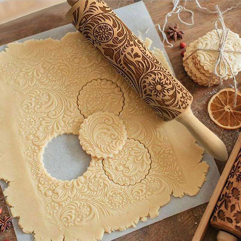 1 шт. Выгравированная скалка д – обзор и цена Kitchen Roller Baking